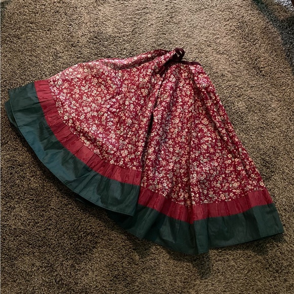 Annie’s Attic Christmas tree skirt W/ 2 Decorative Stockings Snowman & Santa. - Picture 7 of 15